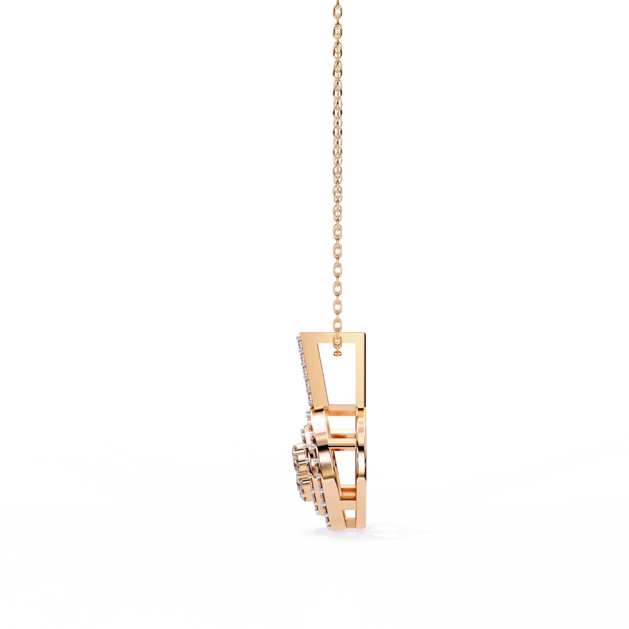 Solitairekart 0.26ct Natural Diamond Eternal Orbit Pendant-HI Color, VS-SI  Clarity